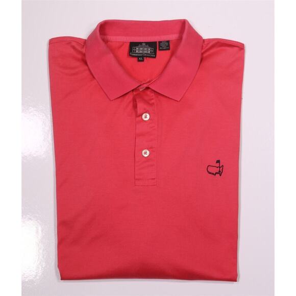 Masters Clubhouse Collection Made in Italy Pink Golf Polo Shirt Men's XL - Picture 1 of 6